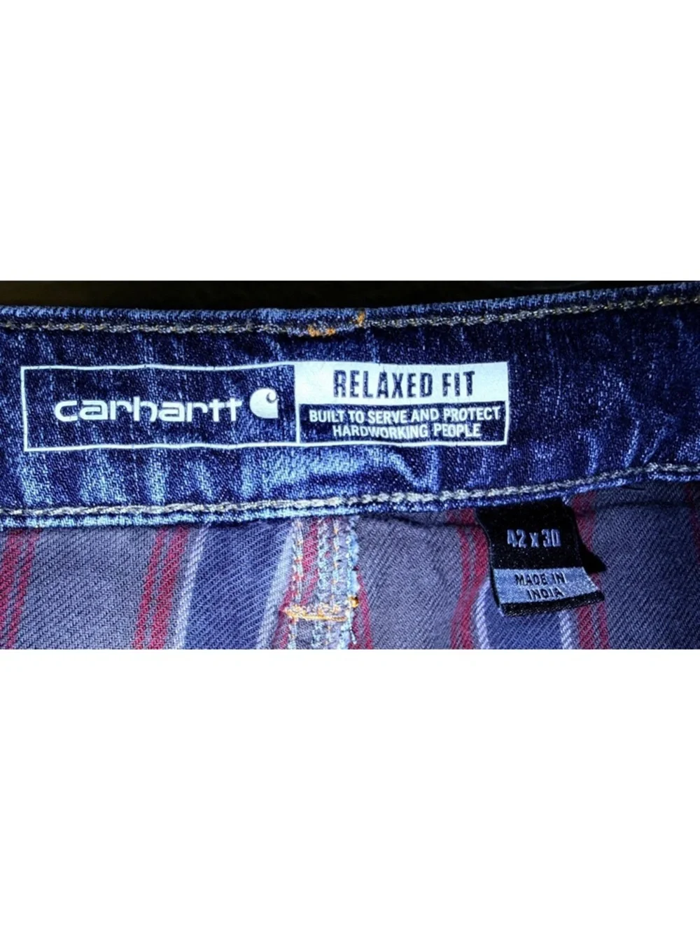 Carhartt Relaxed Fit Jeans Men's Size 42 x 30 - Picture 4 of 4